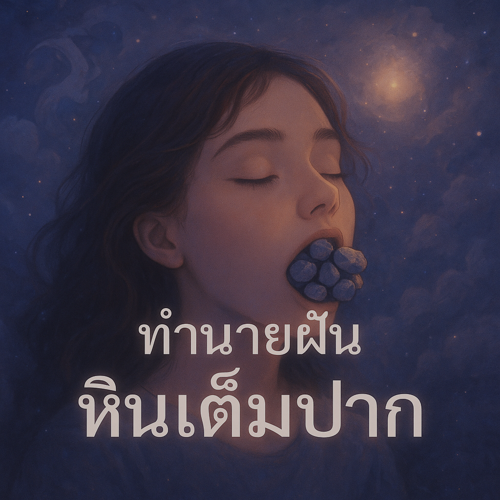 ทำนายฝัน หินเต็มปาก ทำนายฝัน หินเต็มปาก