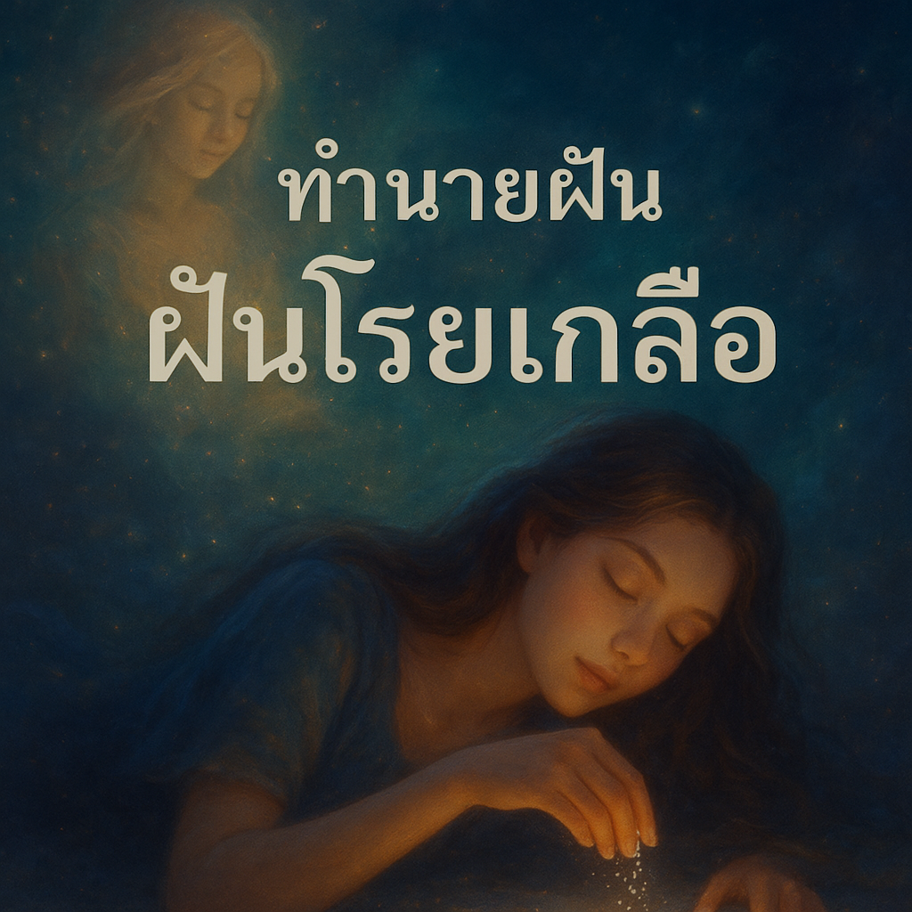 ทำนายฝัน ฝันโรยเกลือ ทำนายฝัน ฝันโรยเกลือ