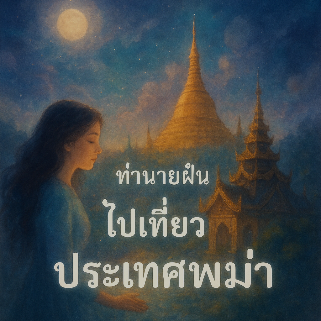 ทำนายฝัน ไปเที่ยวประเทศพม่า