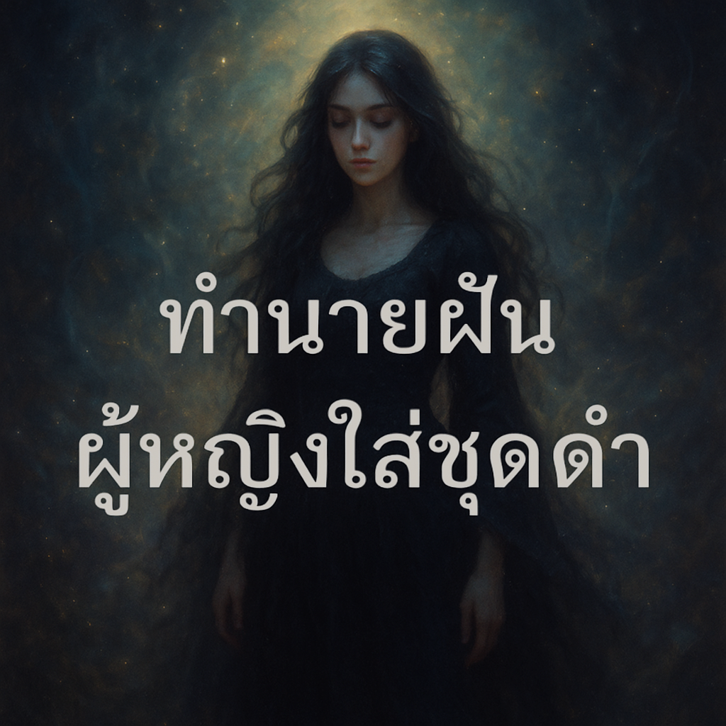 ทำนายฝัน ผู้หญิงใส่ชุดดำ ทำนายฝัน ผู้หญิงใส่ชุดดำ