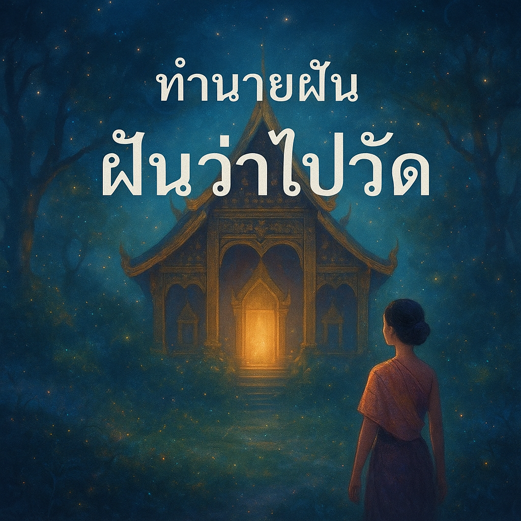 ฝันว่าไปวัด ทำนายฝันฝันว่าไปวัด