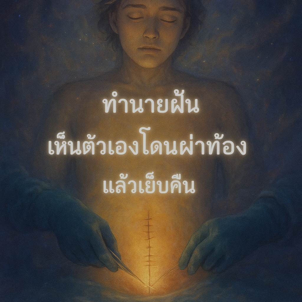 เห็นตัวเองโดนผ่าท้องแล้วเย็บคืน