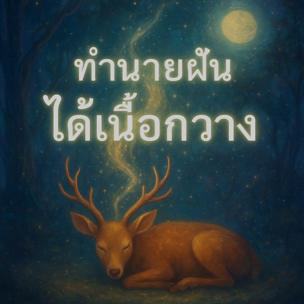 ทำนายฝัน ได้เนื้อกวาง