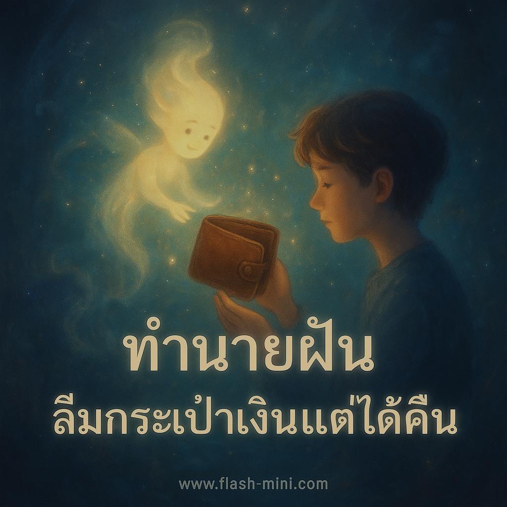 ลืมกระเป๋าเงินแต่ได้คืน