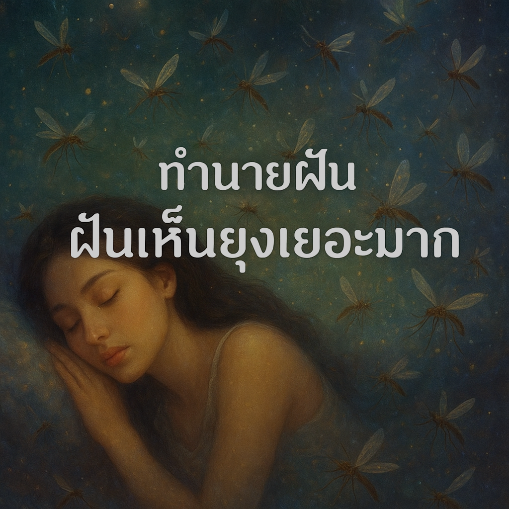 ฝันเห็นยุงเยอะมาก
