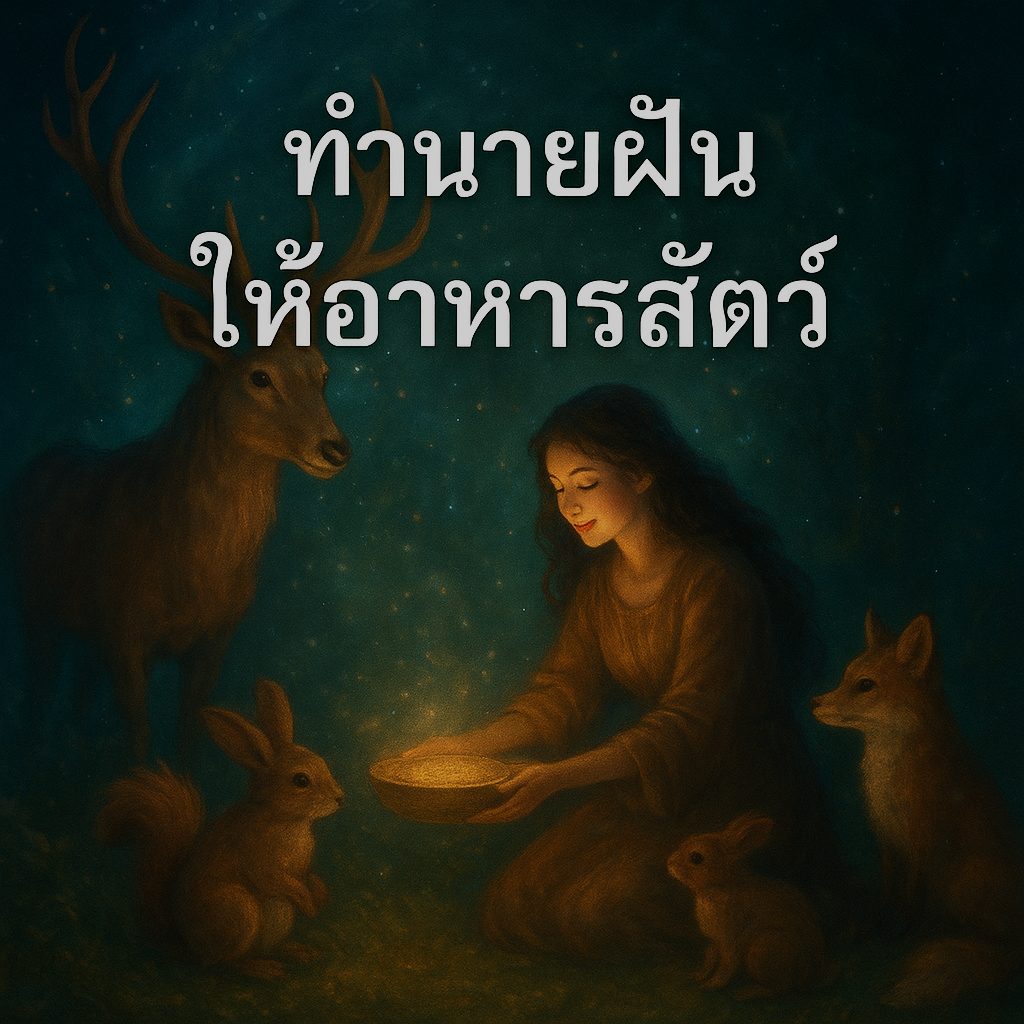 ทำนายฝัน ให้อาหารสัตว์