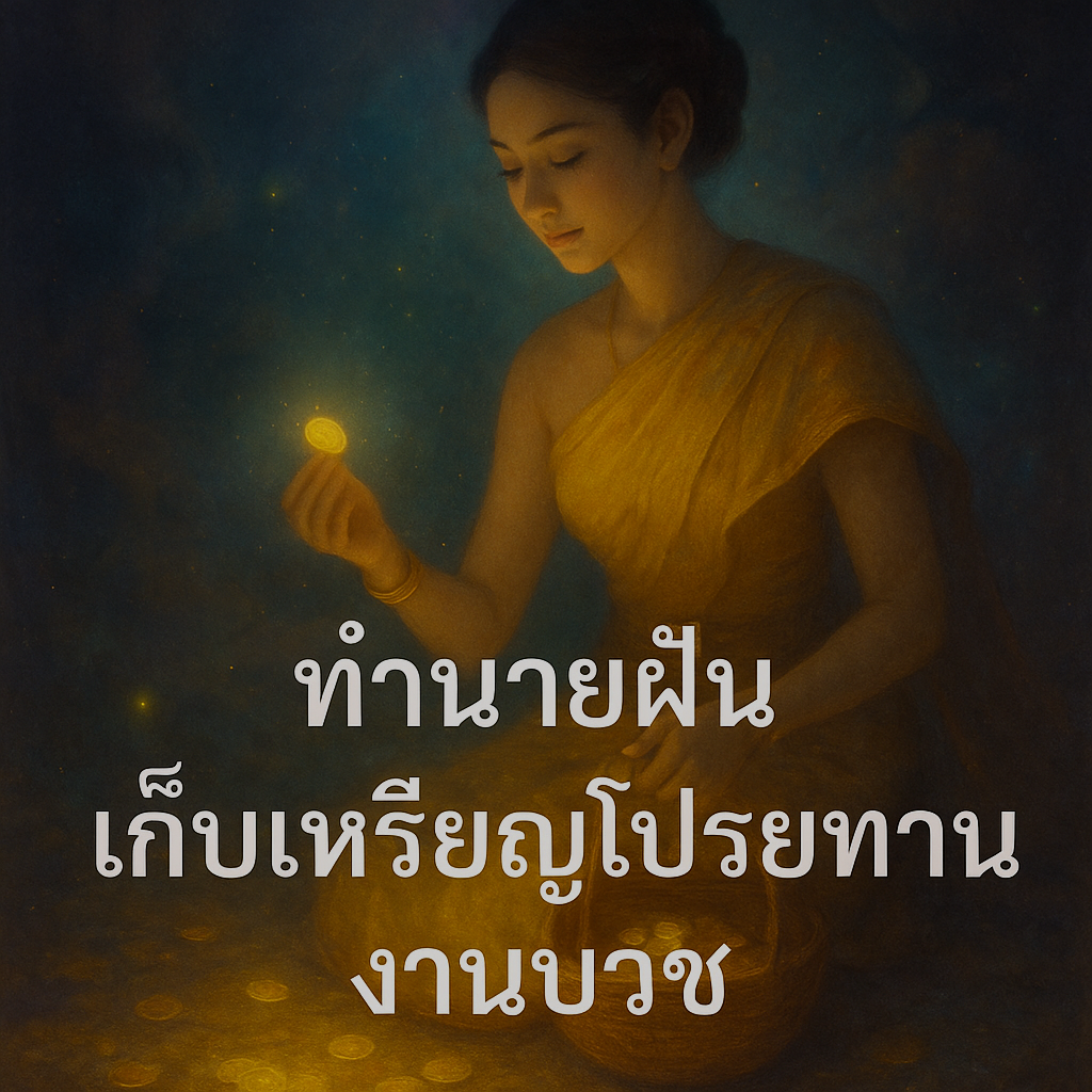 เก็บเหรียญโปรยทานงานบวช