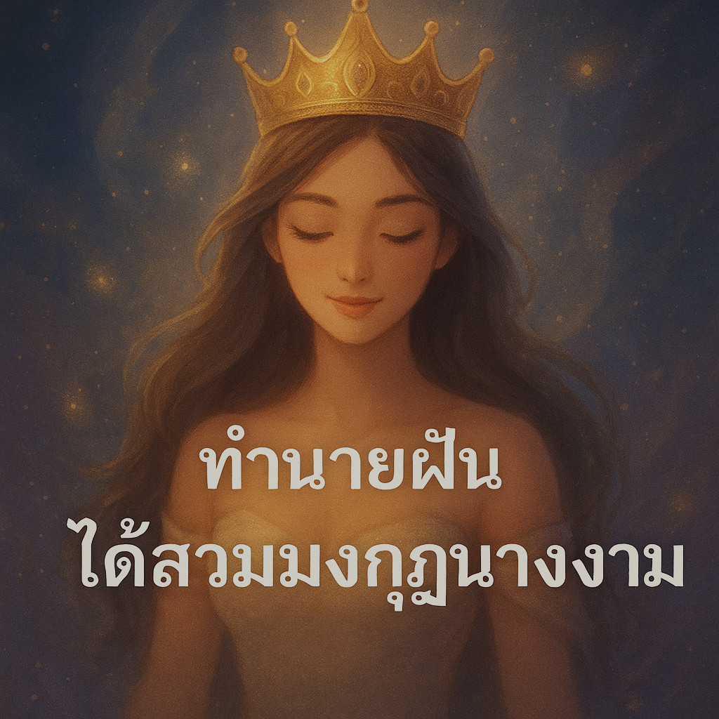 ทำนายฝัน ได้สวมมงกุฎนางงาม