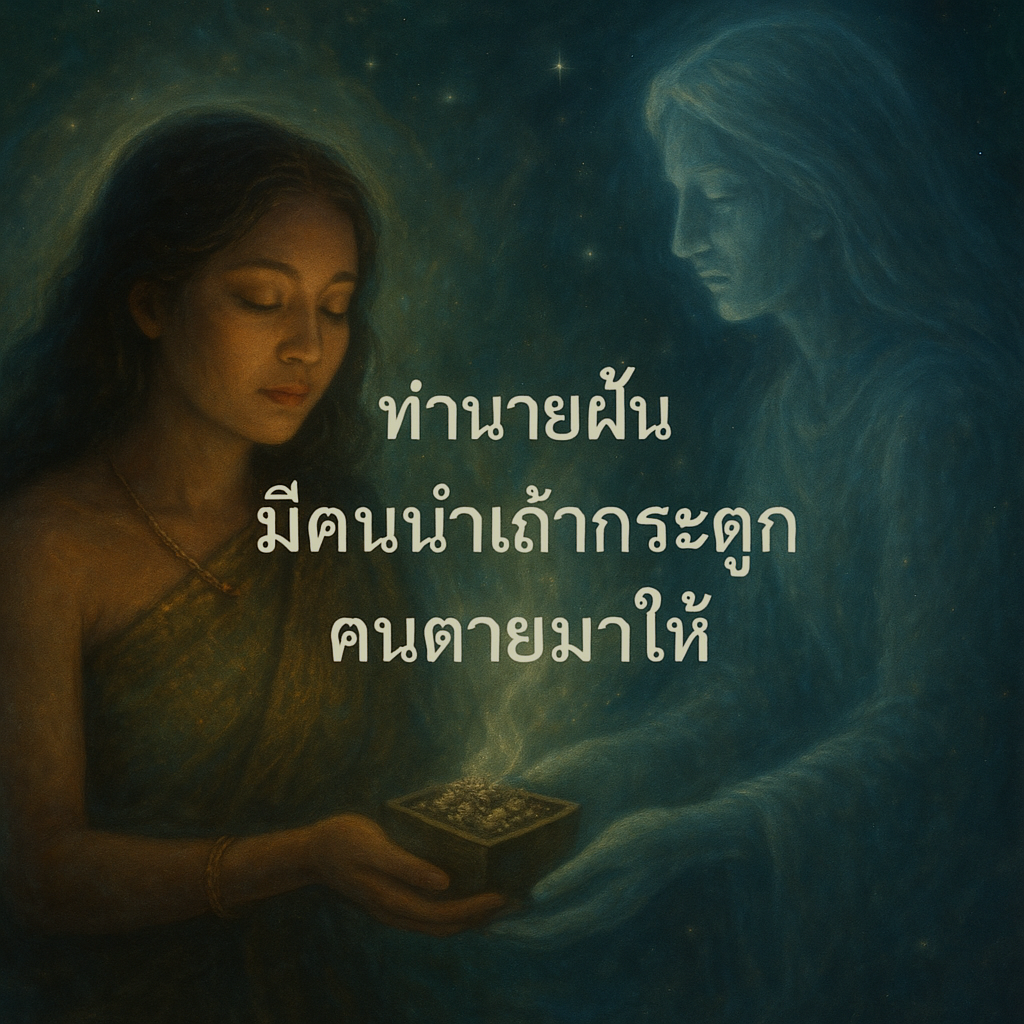 มีคนนำเถ้ากระดูกคนตายมาให้