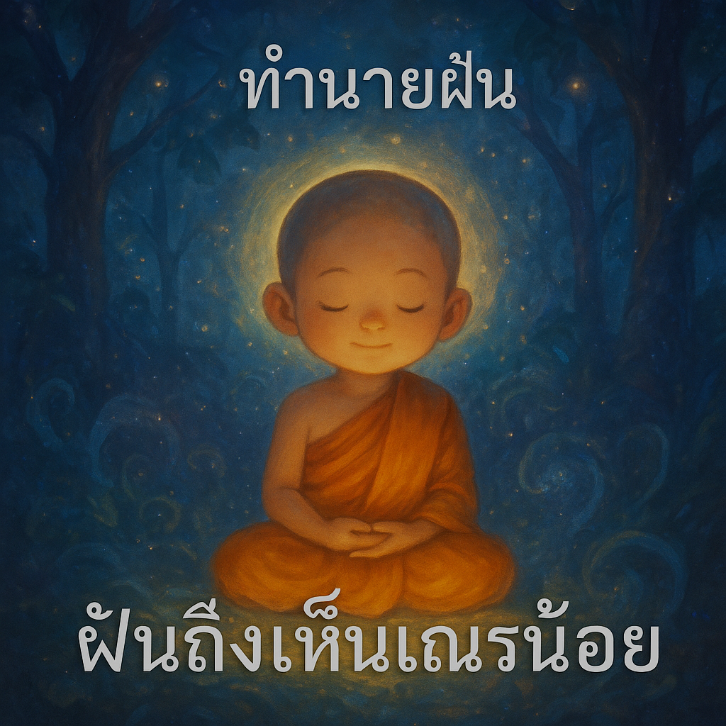 ฝันถึงเห็นเณรน้อย