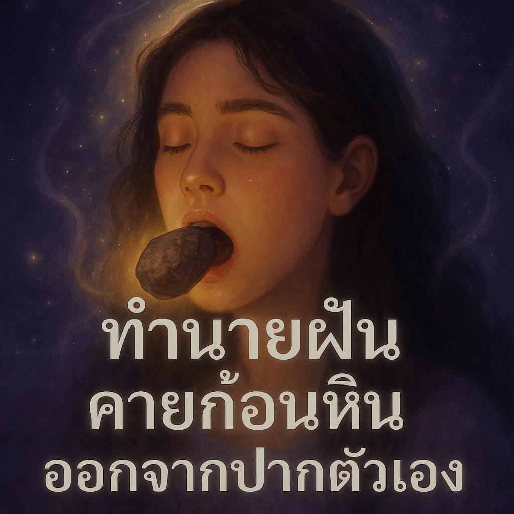 คายก้อนหินออกจากปากตัวเอง