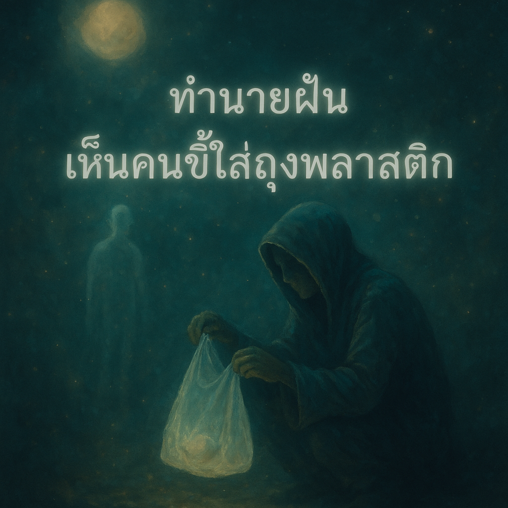 เห็นคนขี้ใส่ถุงพลาสติก