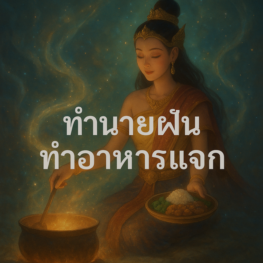 ทำนายฝัน ทำอาหารแจก