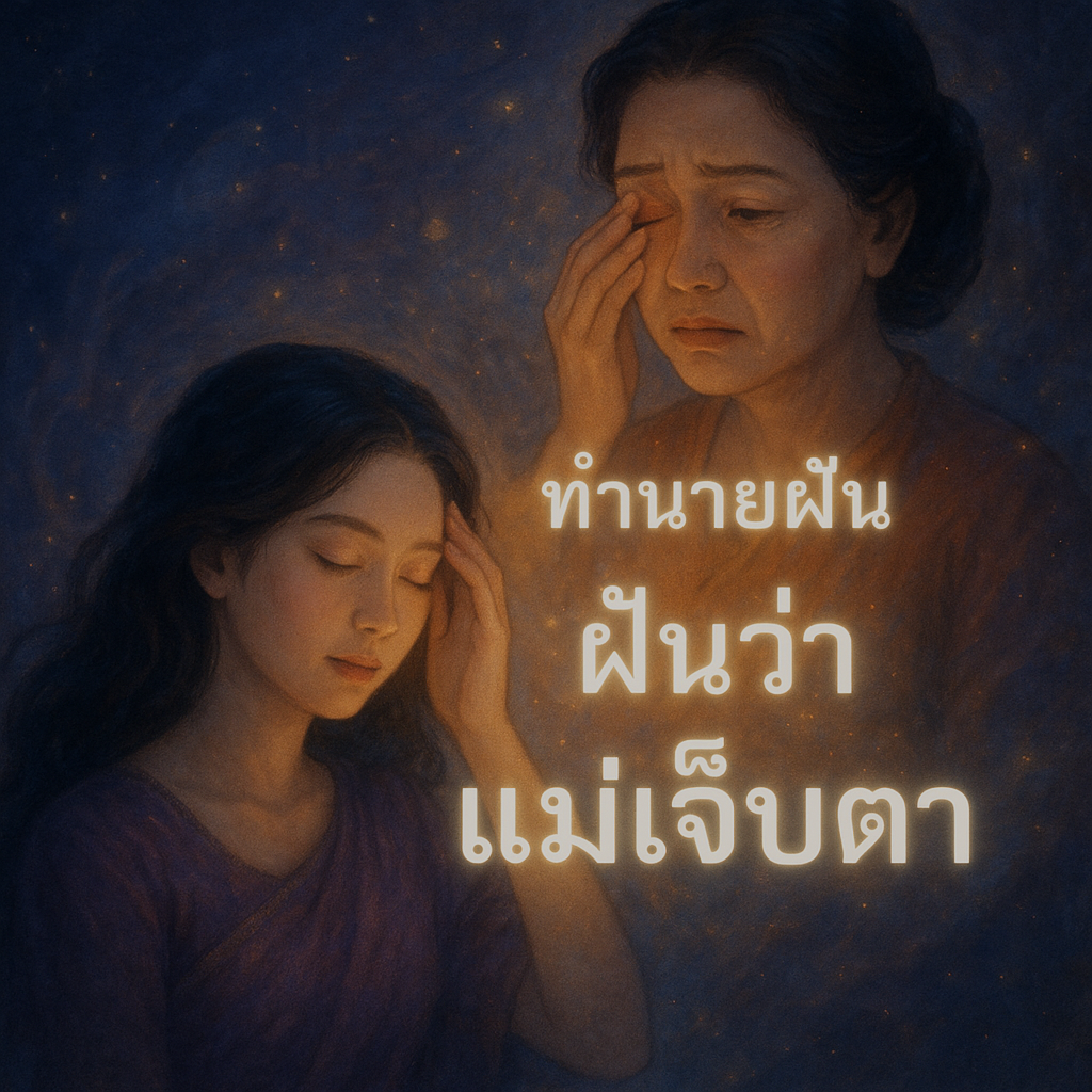 ฝันว่าแม่เจ็บตา