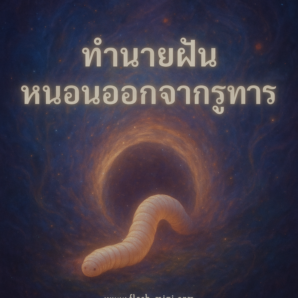 หนอนออกจากรูทวาร