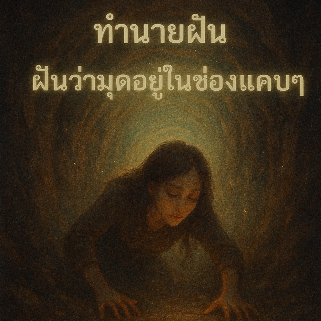 ทำนายฝันฝันว่ามุดอยู่ในช่องแคบๆ