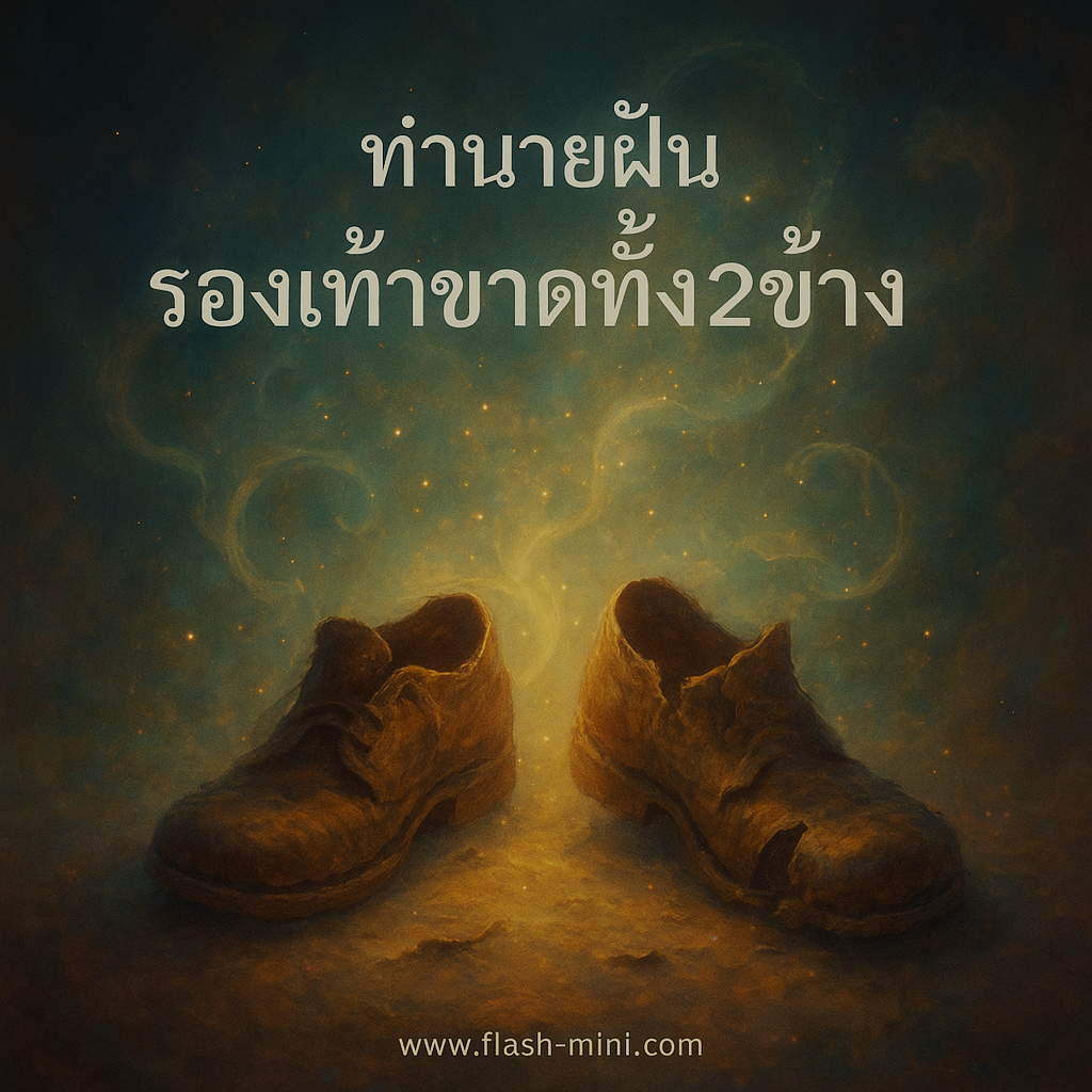 ทำนายฝันรองเท้าขาดทั้ง2ข้าง