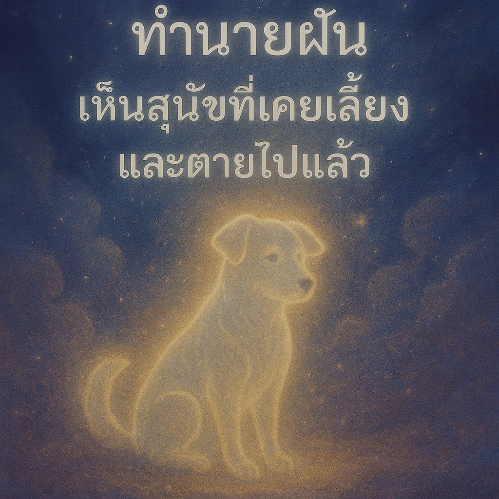 เห็นสุนัขที่เคยเลี้ยงและตายไปแล้ว