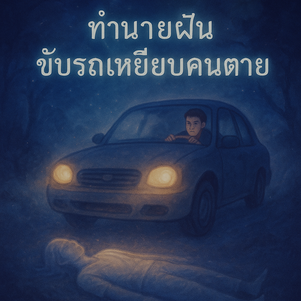 ขับรถเหยียบคนตาย