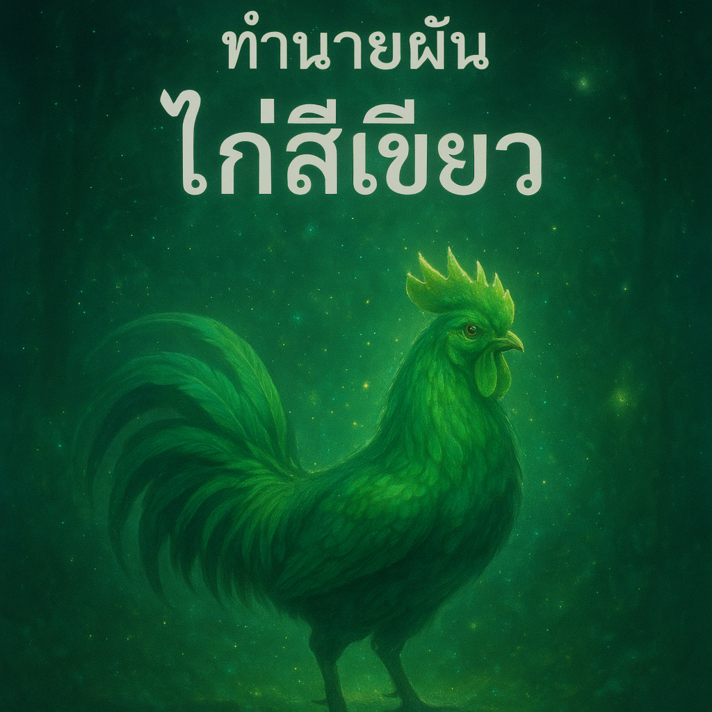 ทำนายฝัน ไก่สีเขียว