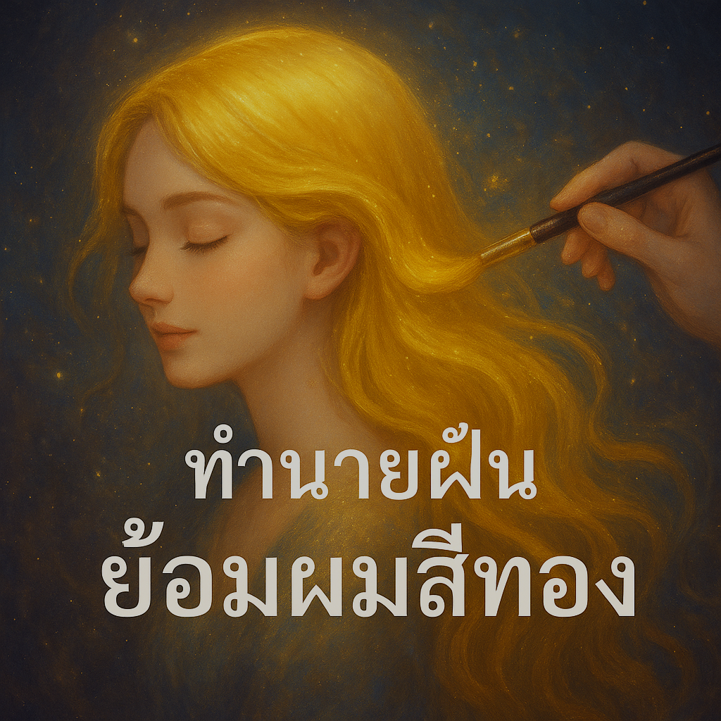 ย้อมผมสีทอง