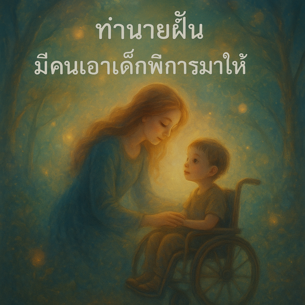 มีคนเอาเด็กพิการมาให้เลี้ยง