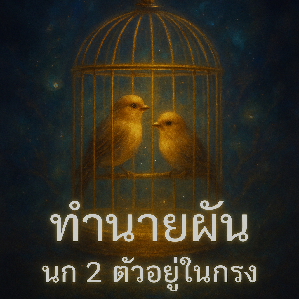 ทำนายฝัน นก2ตัวอยู่ในกรง