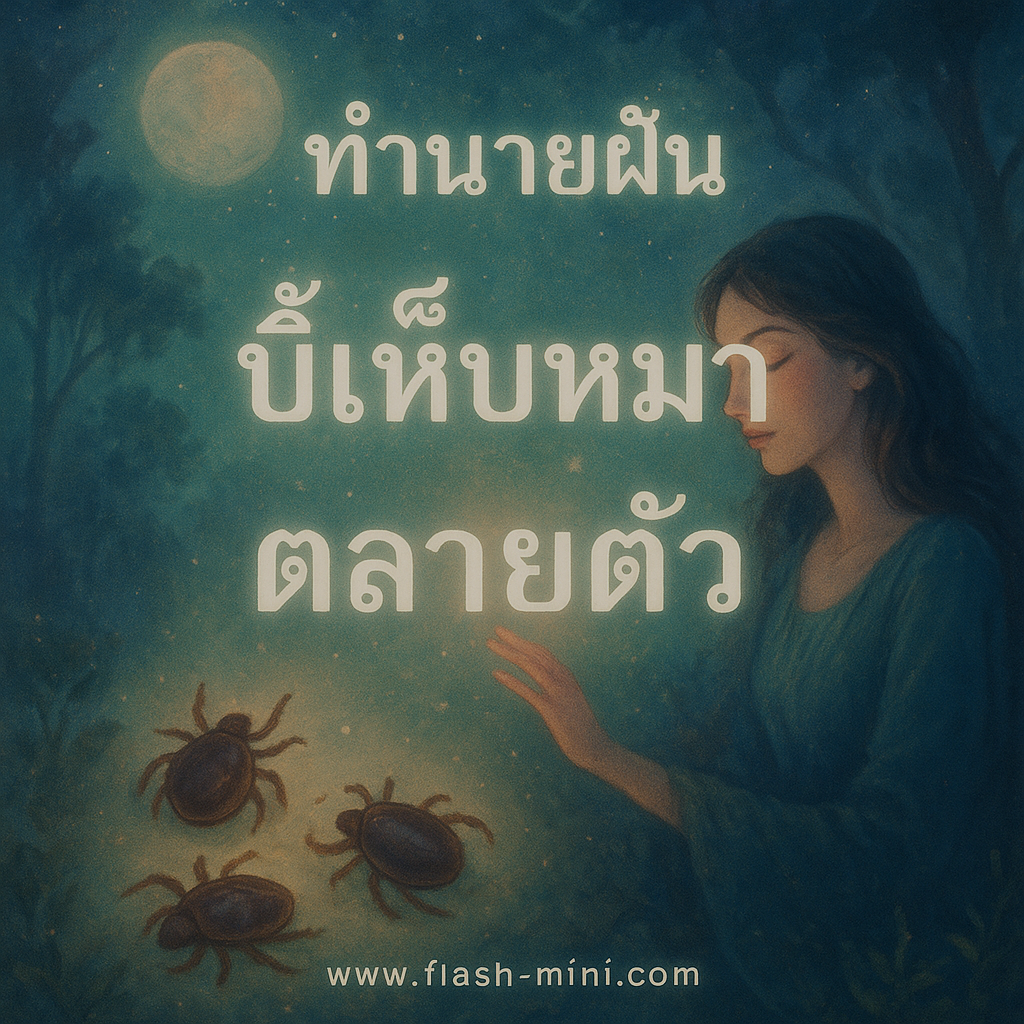 ทำนายฝัน บี้เห็บหมาตายหลายตัว