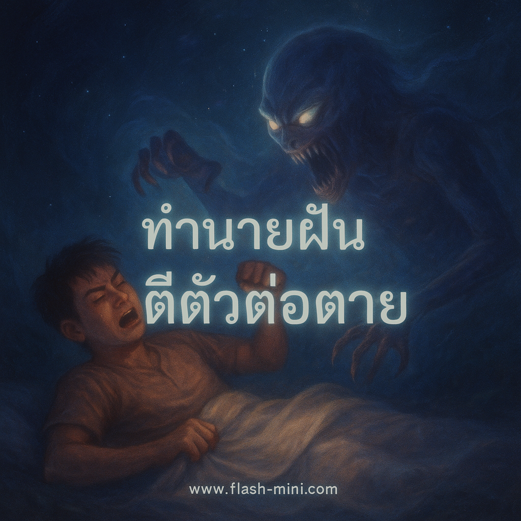 ทำนายฝัน ตีตัวต่อตาย