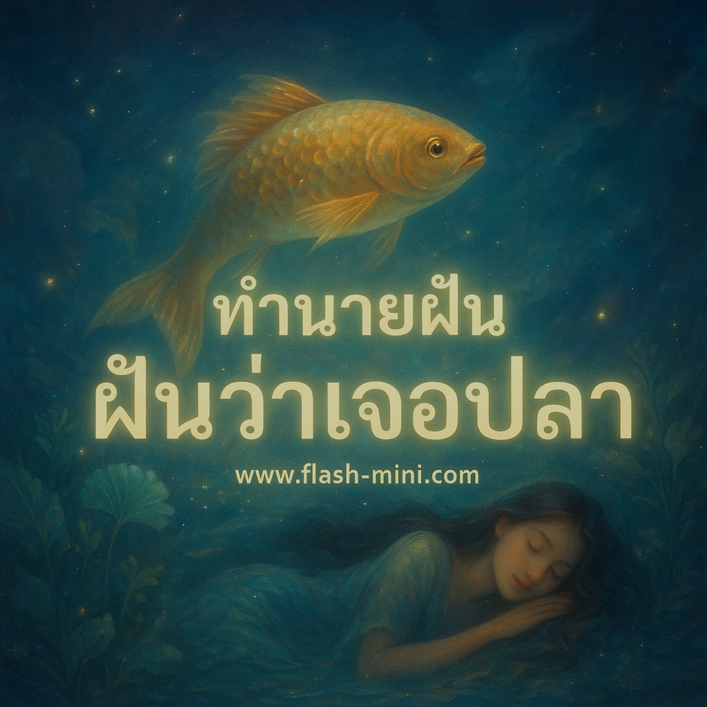 ฝันว่าเจอปลา