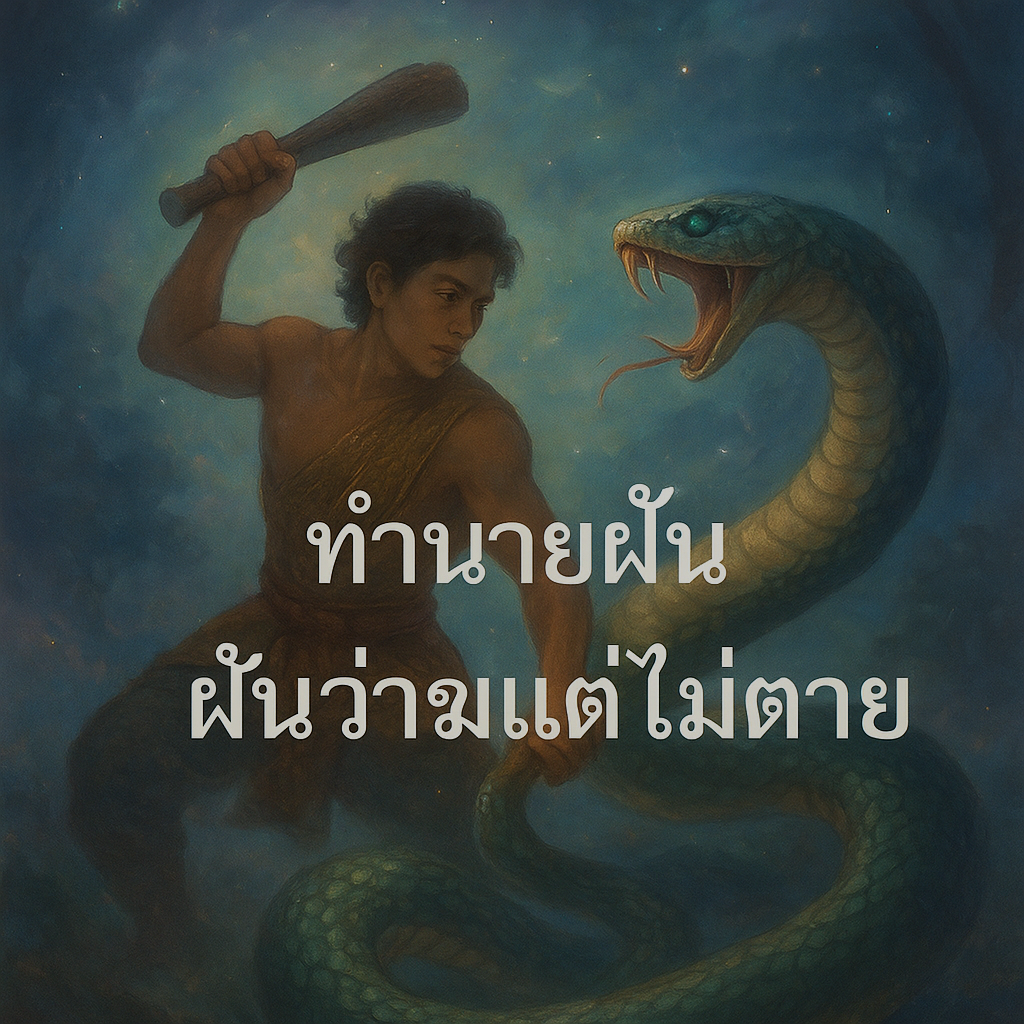 ฝันว่าฆ่างูแต่ไม่ตาย