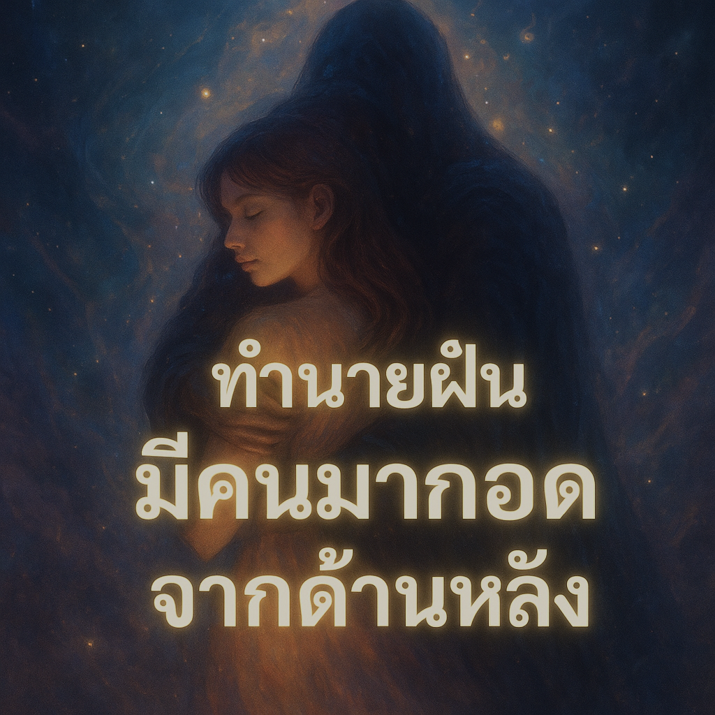 มีคนมากอดจากด้านหลัง