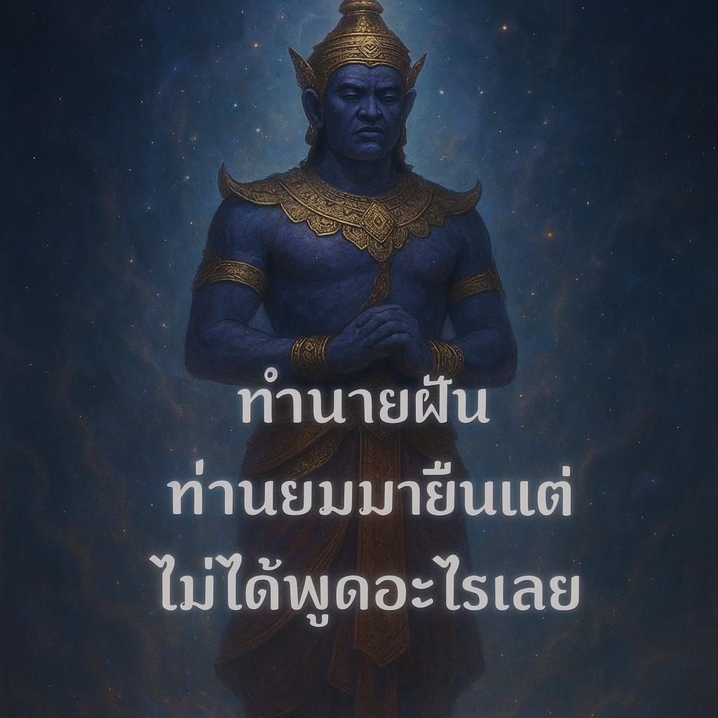 ทำนายฝันท่านยมมายืนแต่ไม่ได้พูดอะไรเลย