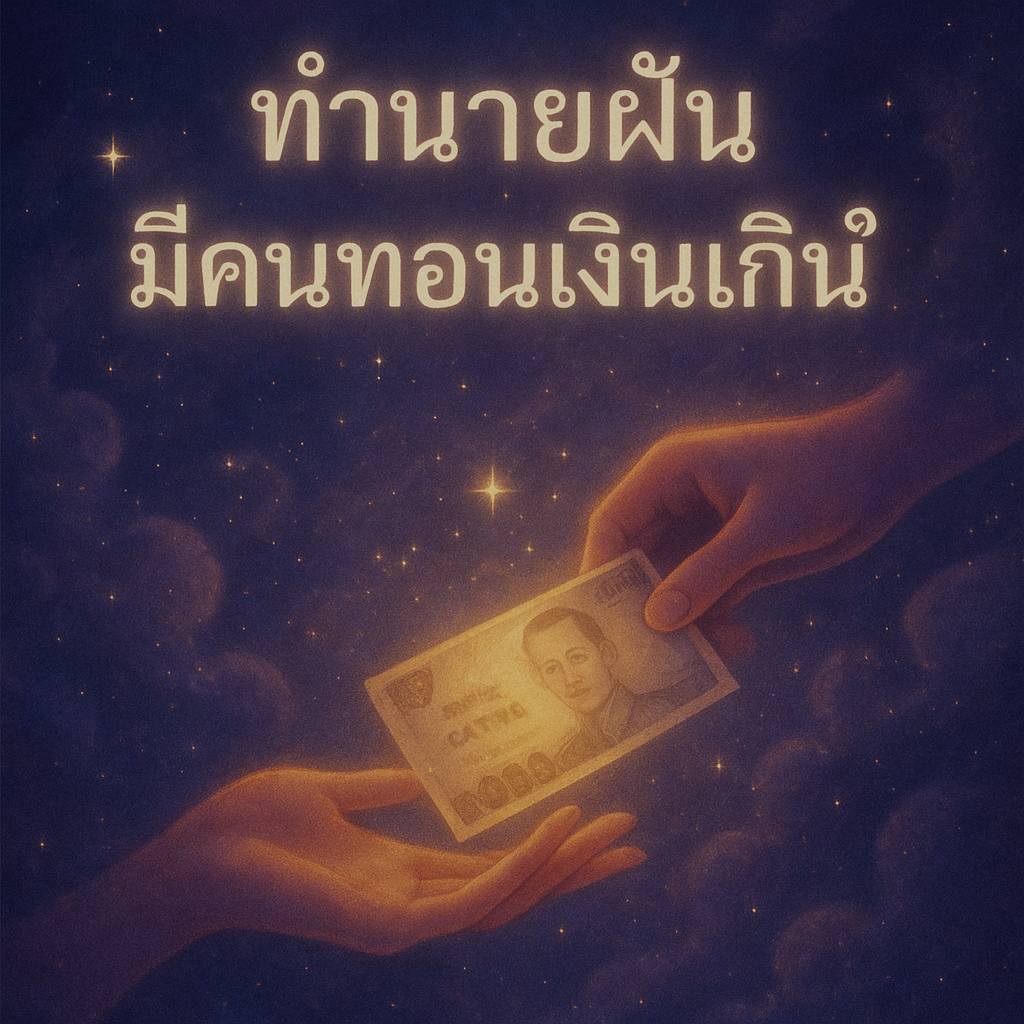 มีคนทอนเงินเกินให้