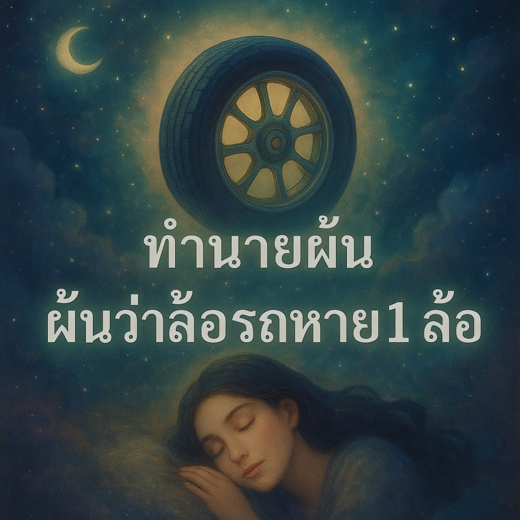 ฝันว่าล้อรถหาย1ล้อ