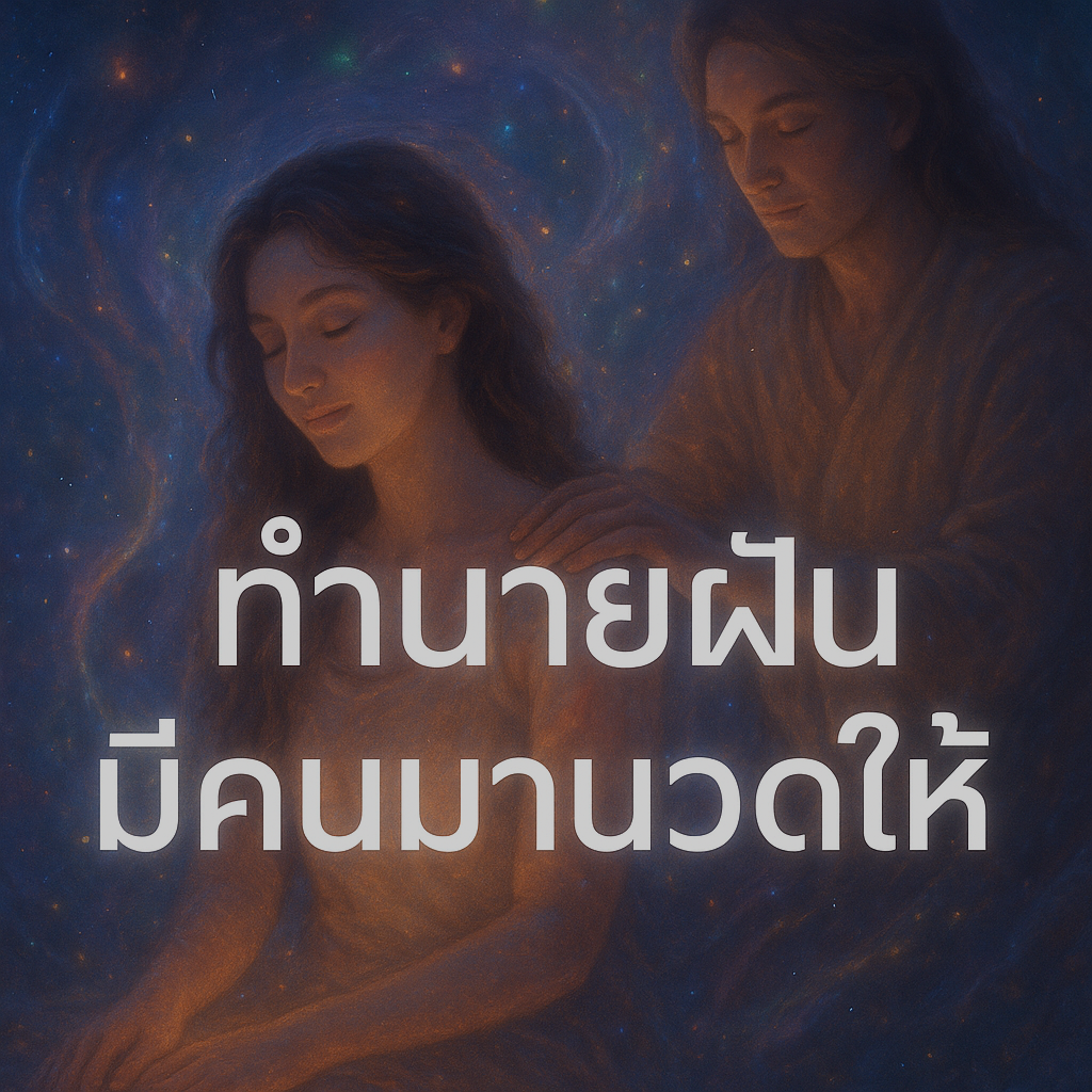 ทำนายฝัน มีคนมานวดให้