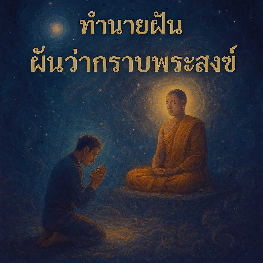 ฝันว่ากราบพระสงฆ์