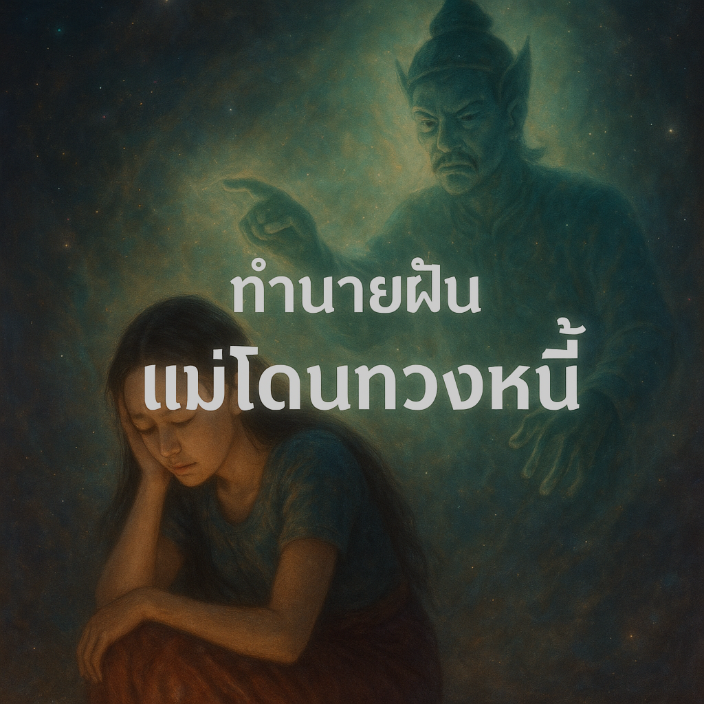 ทำนายฝัน แม่โดนทวงหนี้
