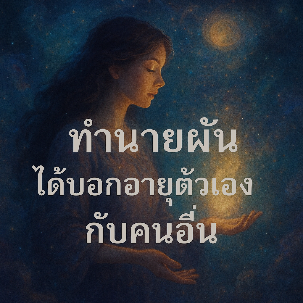 ได้บอกอายุตัวเองกับคนอื่น