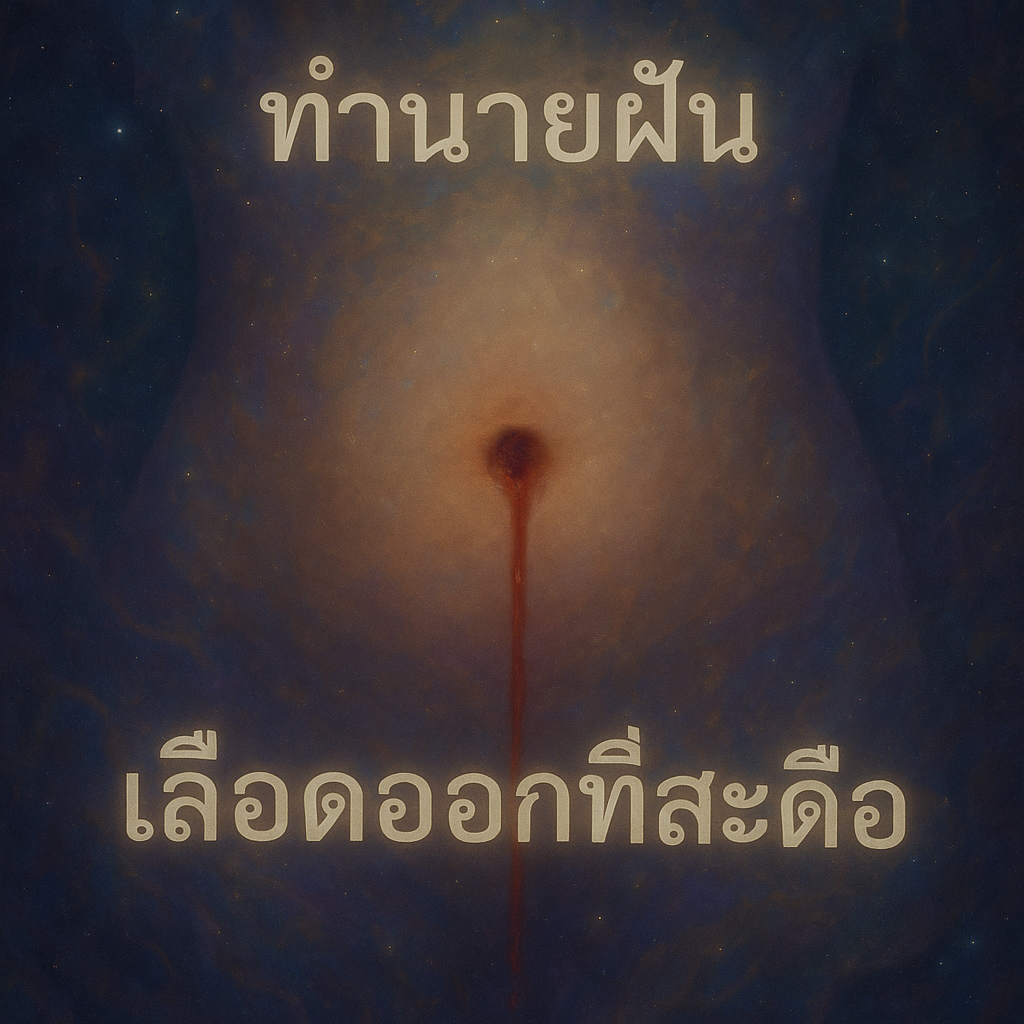 ทำนายฝัน เลือดออกที่สะดือ