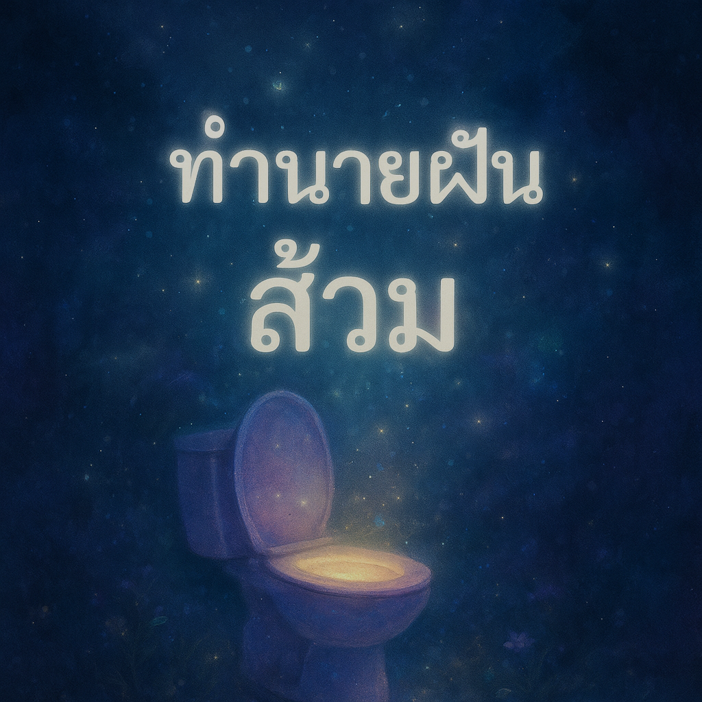 ทำนายฝัน ส้วม