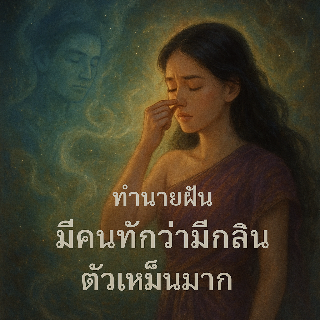ทำนายฝัน มีคนทักว่ามีกลิ่นตัวเหม็นมาก