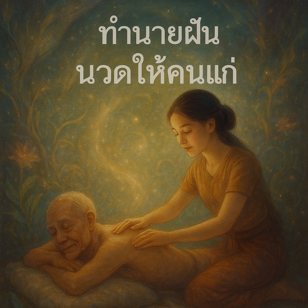 ทำนายฝัน นวดให้คนแก่