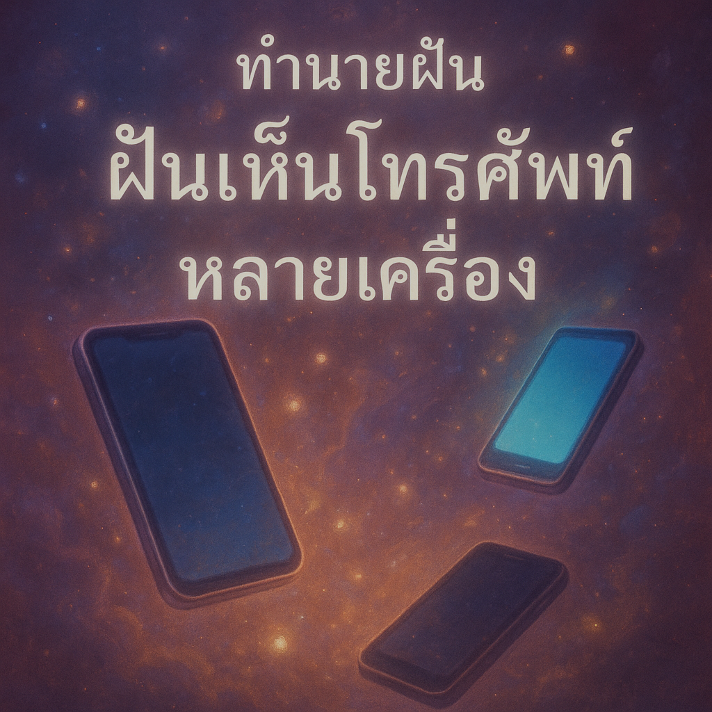 ฝันเห็นโทรศัพท์หลายเครื่อง