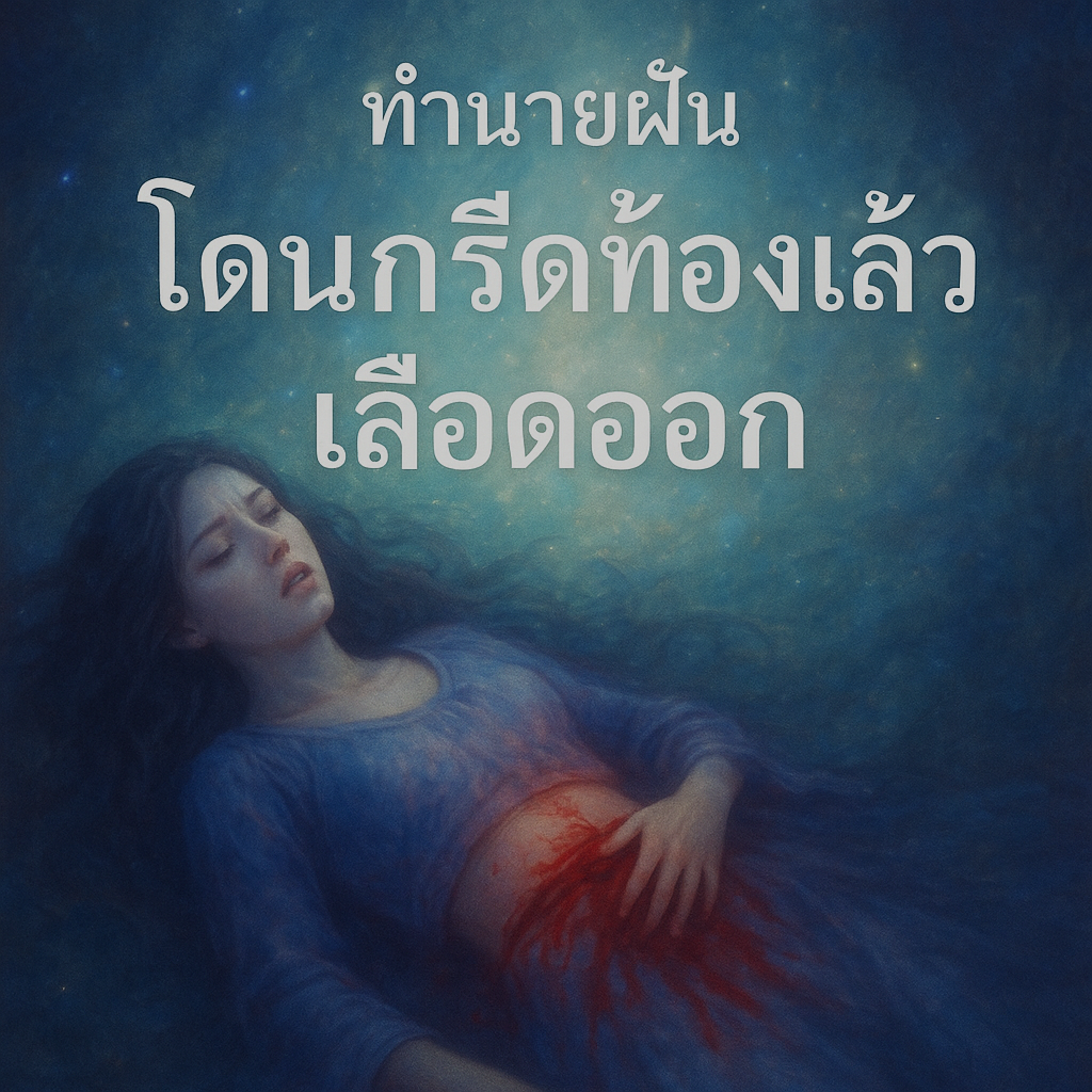 โดนกรีดท้องแล้วเลือดออก