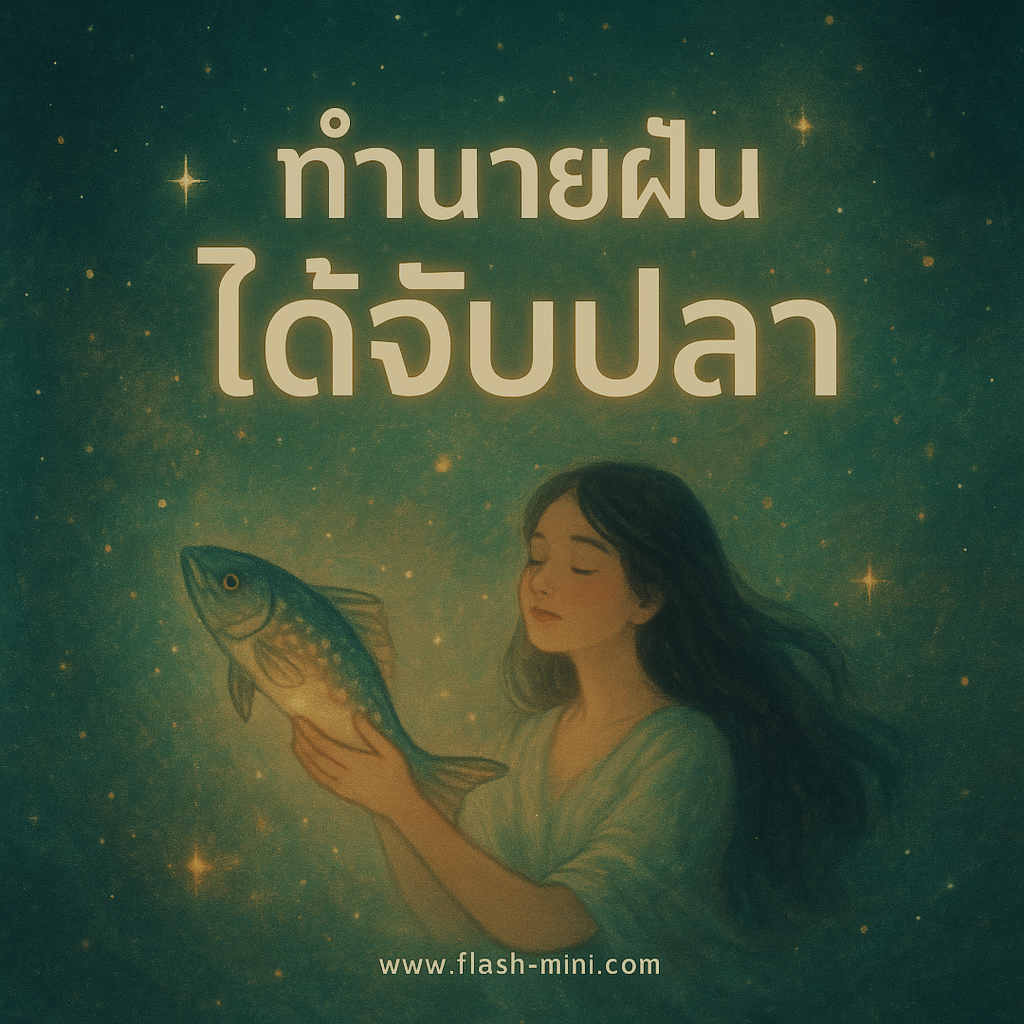 ทำนายฝัน ได้จับปลา