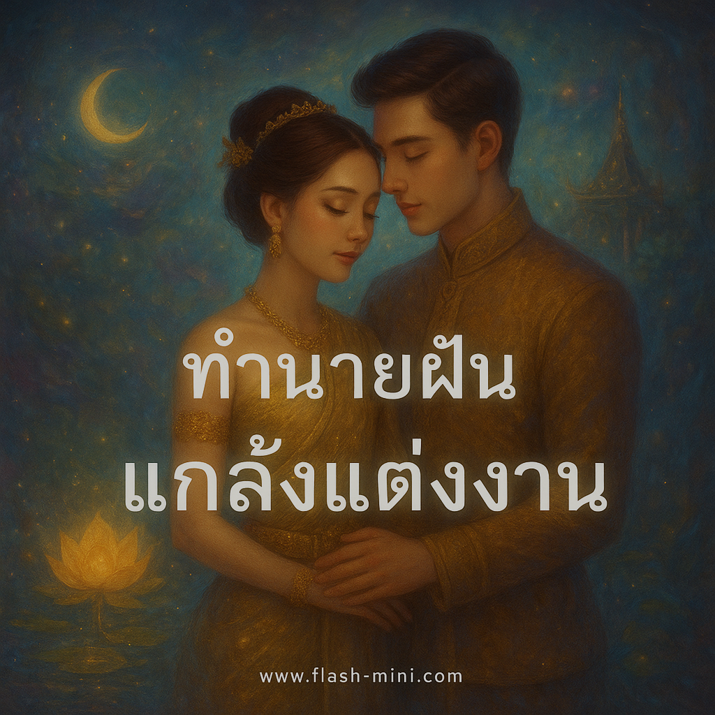 ทำนายฝัน แกล้งแต่งงาน