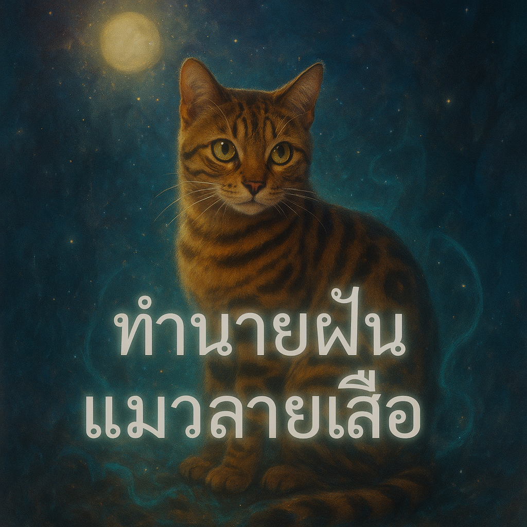 ทำนายฝัน แมวลายเสือ