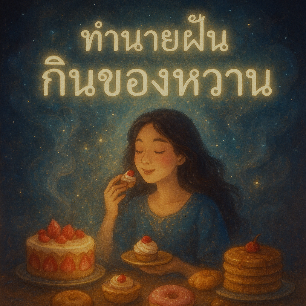 ทำนายฝัน กินของหวาน