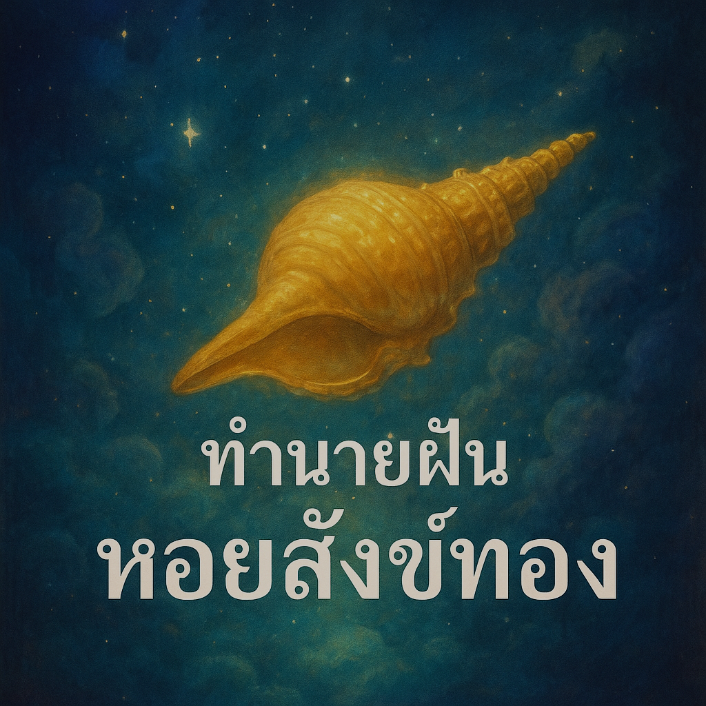 ทำนายฝันหอยสังข์ทอง